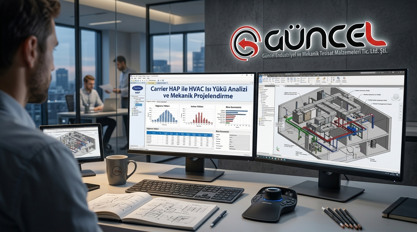 HVAC Tasarımı ve Carrier HAP ile Isı Yükü Hesabı