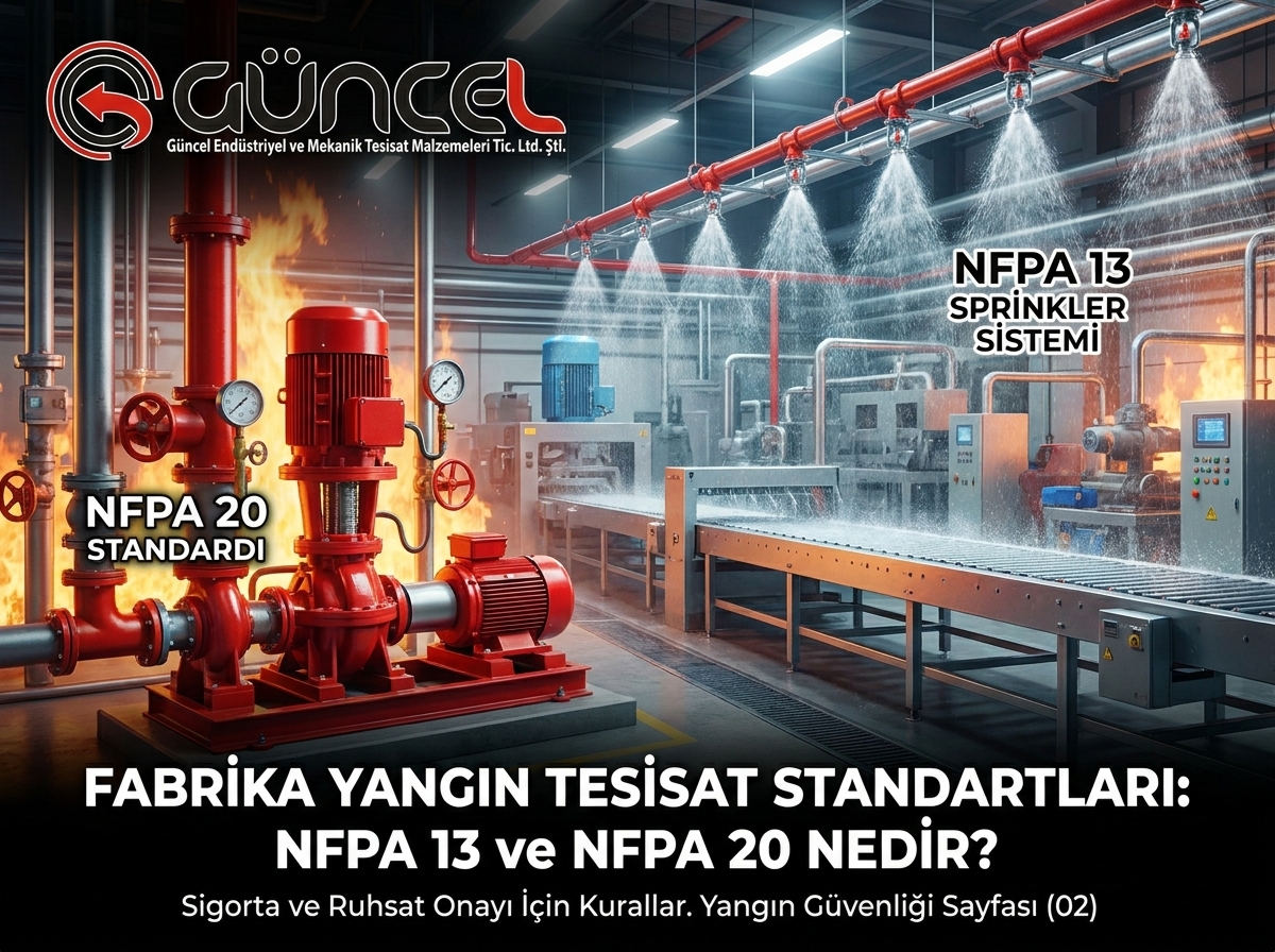 Fabrika Yangın Tesisatı Standartları: NFPA 13 ve NFPA 20