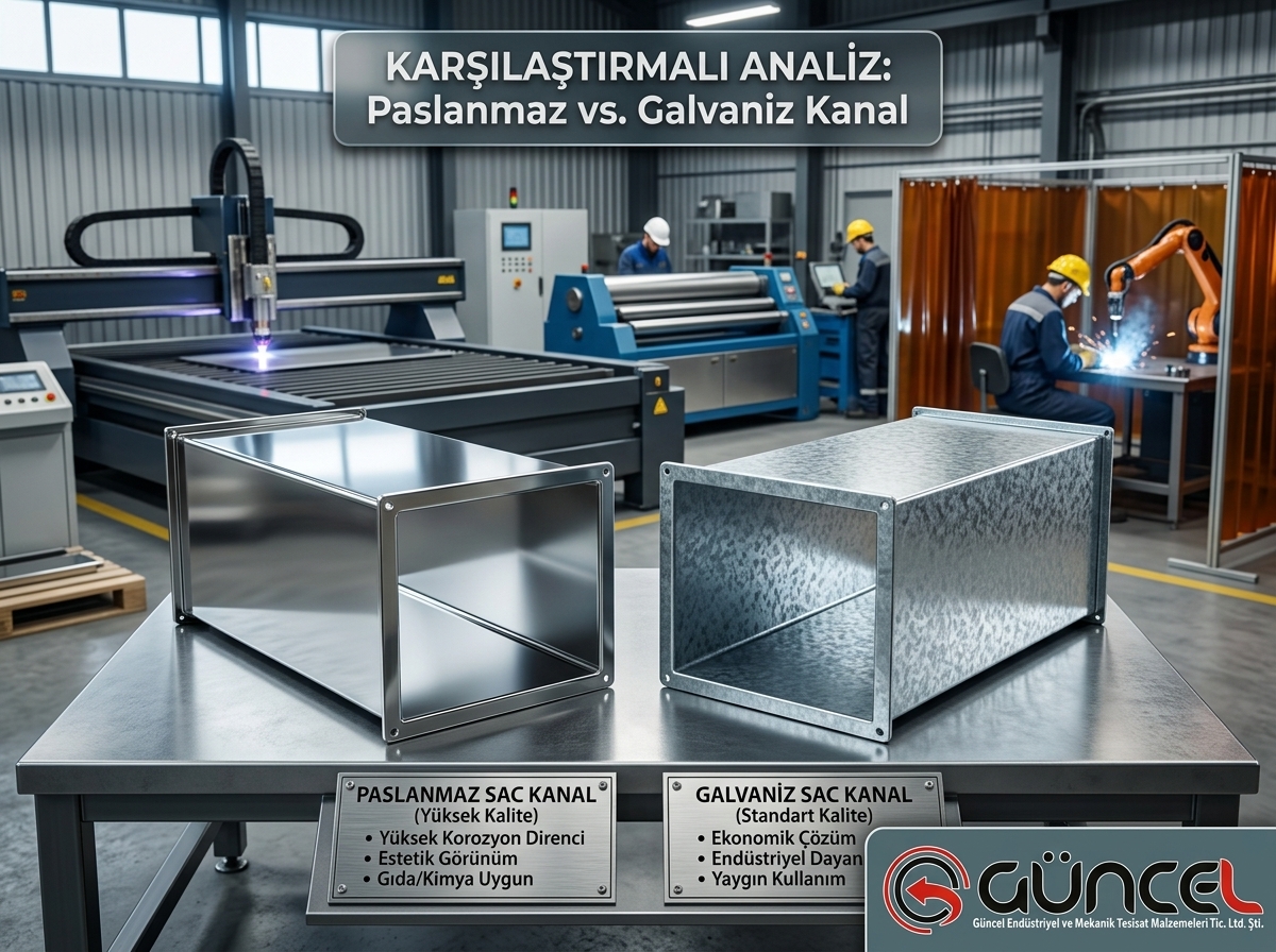 Endüstriyel Havalandırma Kanalı İmalat Tesisi